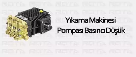 basinc pompasi 1 1 - Yıkama Makinesi Basınç Pompası Basıncı Düşük