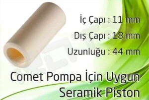 comet pompa seramik piston 300x202 - Comet Pump Plunger Piston