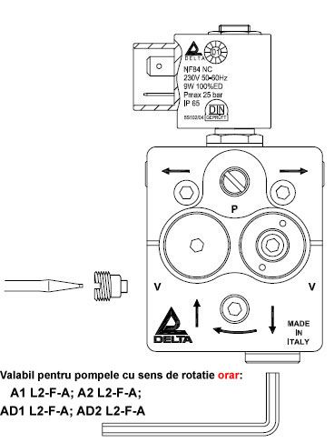 delta a1 r1 a1 r2 l2 - Yakıt Pompası