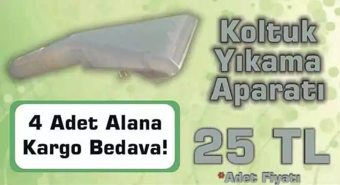 koltuk yikama aparati