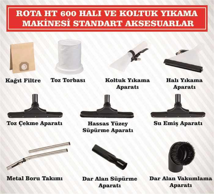 rota-ht600-hali-ve-koltuk-yikama-makinesi-standart-aksesuarlar