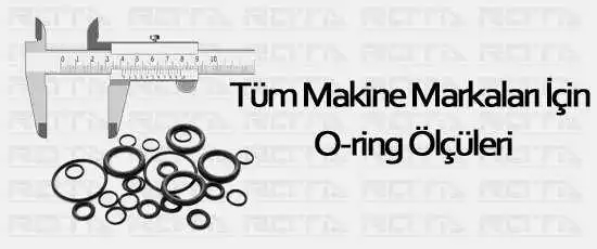 tum makine markalari icin o ring olculeri 1 - Tüm Makine Markaları İçin O-ring Ölçüleri