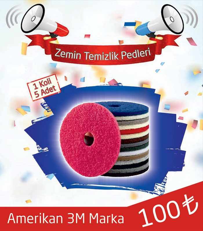 zemin parlatma temizleme pedleri