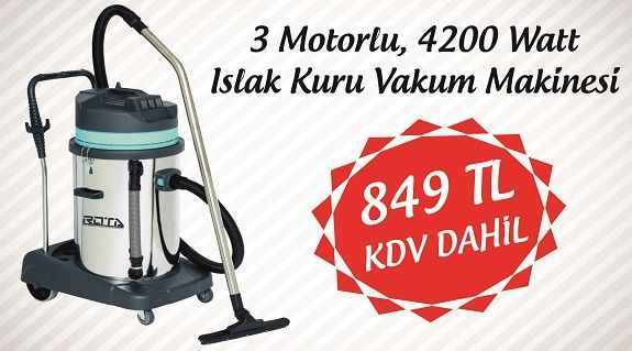 islak kuru vakum makinesi sanayi tipi supurge - Islak Kuru Vakum Makinesinde Kampanya !