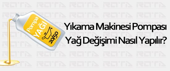yikama makinesi pompasi yag degisimi nasil yapilir